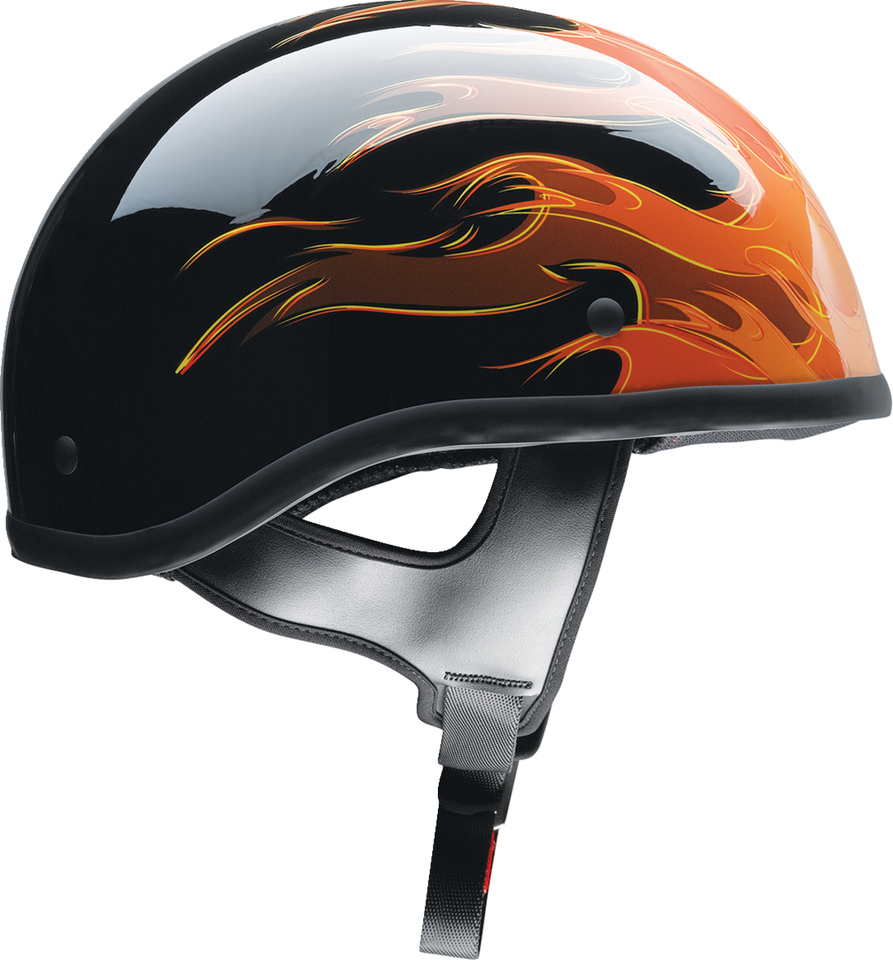 CC Beanie Helmet - Hellfire - Orange - XS - Lutzka's Garage