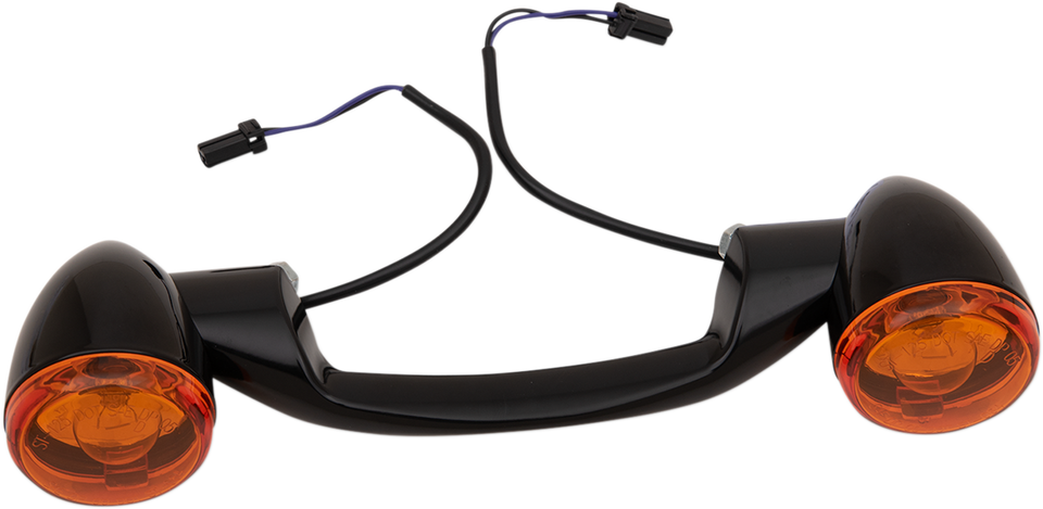 Rear Turn Signal Kit - Harley Davidson - Black - Lutzka's Garage