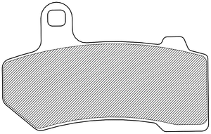 Semi-Metallic Brake Pads - Front/Rear