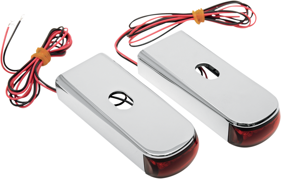 LED Strut Light - Red/Raw 06-17 FXD