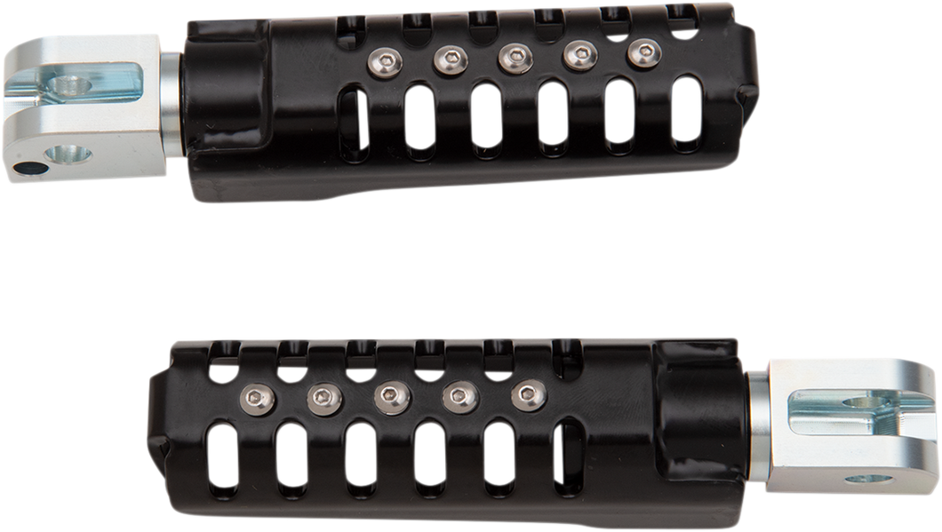 Razorback Passenger Footpegs - Black - Lutzka's Garage