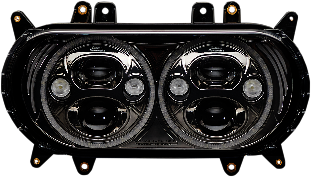 Headlight 15-21 FLTR - Black - Lutzka's Garage