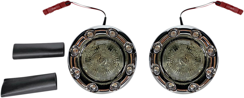 ProBEAM® Bullet Ringz™ LED Turn Signals - Chrome/Smoke - Lutzka's Garage