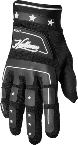 Hallman Digit Gloves - Black/White - XS - Lutzka's Garage