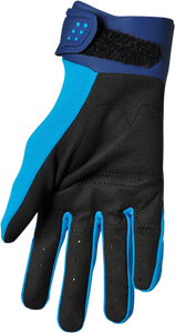 Youth Spectrum Gloves - Blue/Navy - Medium - Lutzka's Garage
