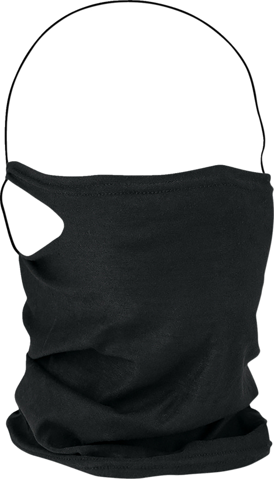 Neck Gaiter Mask with filter - Black - Lutzka's Garage