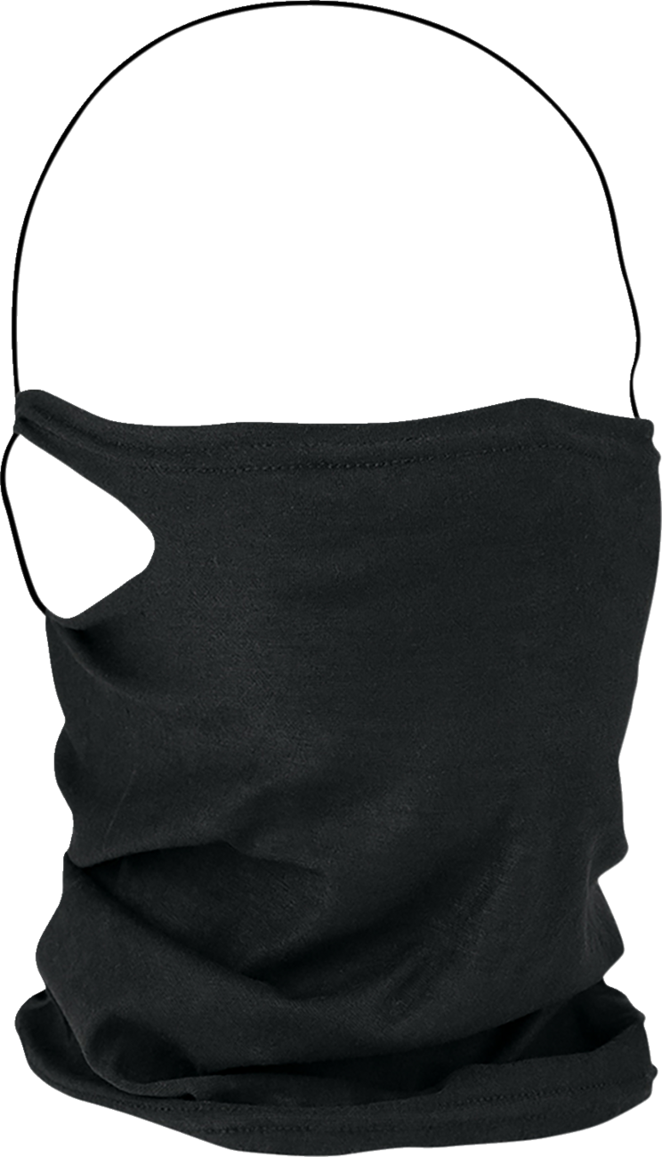Neck Gaiter Mask with filter - Black - Lutzka's Garage