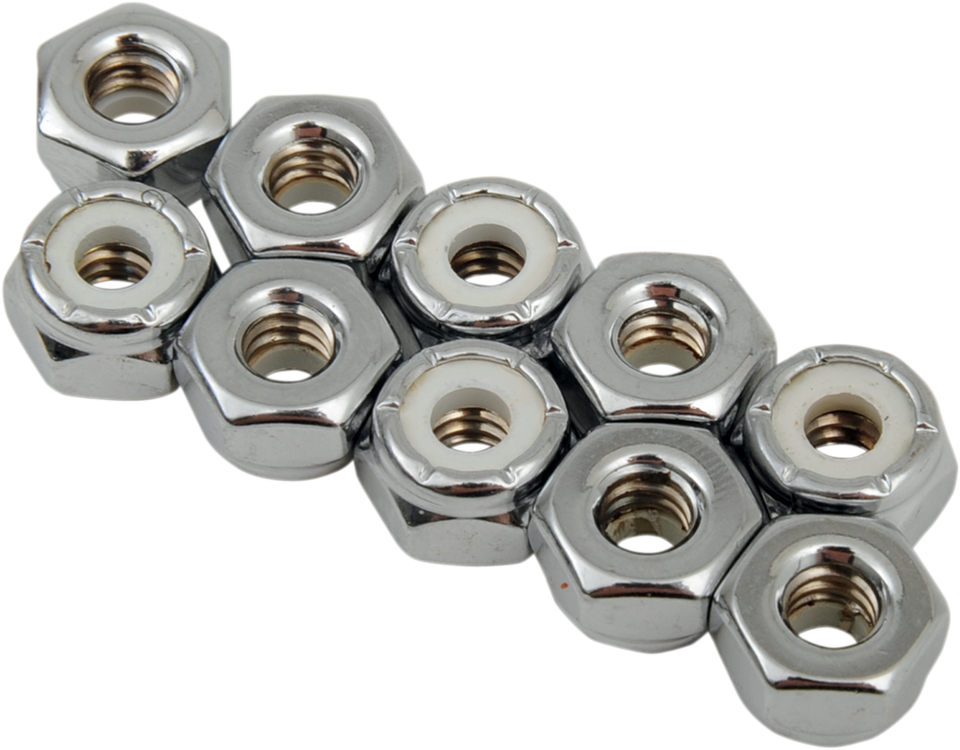 10-24 Chrome Nylon Nut