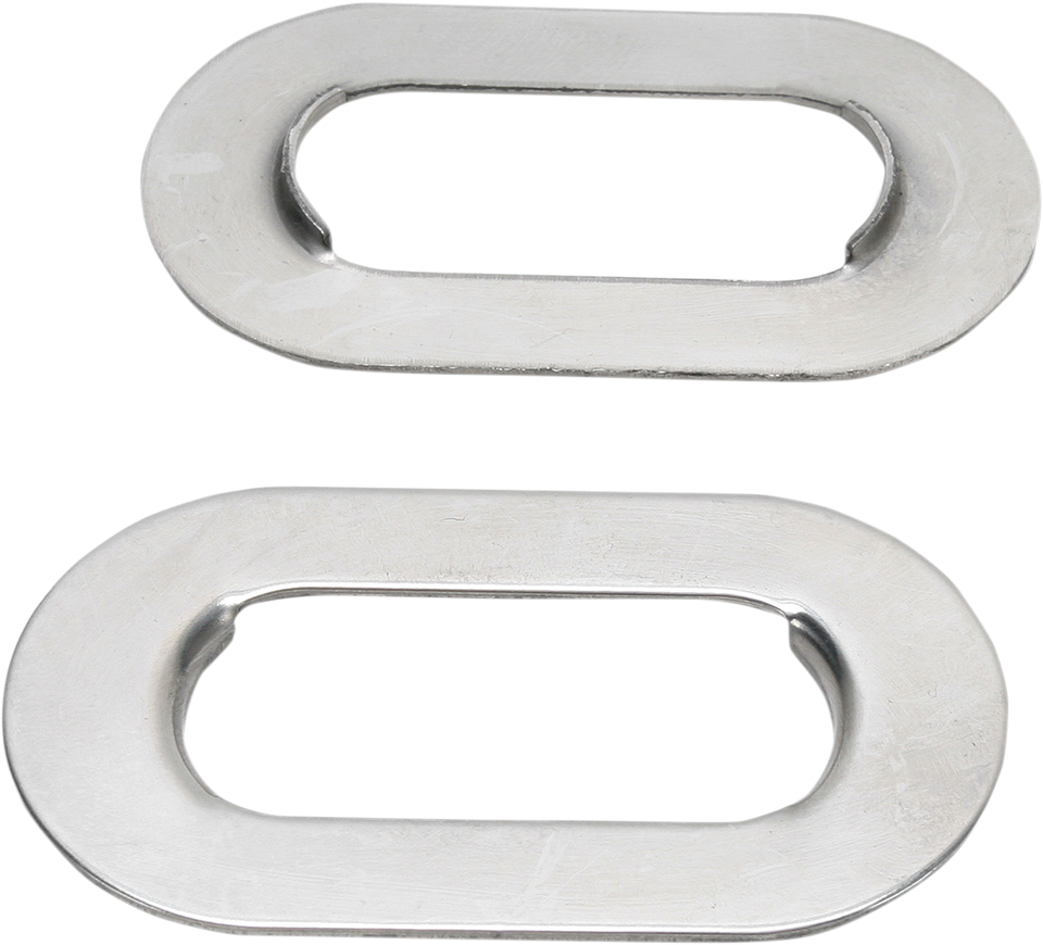 Axle Adjuster Plate - Stainless Steel - FX/FXST - Lutzka's Garage