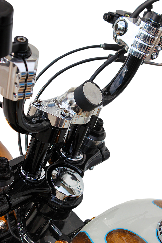 Handlebar Clamp - iOmount™ - Chrome - Lutzka's Garage