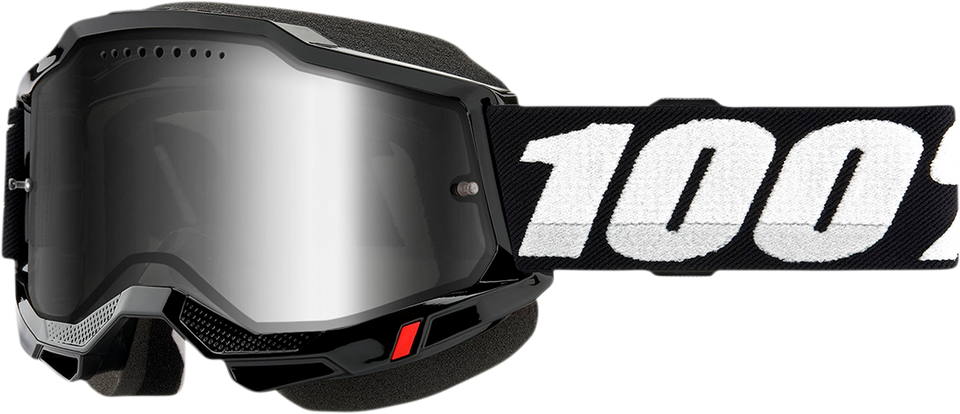 Accuri 2 Snow Goggles - Black - Silver Mirror - Lutzka's Garage