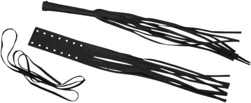 Lever Covers - Fringed Leather