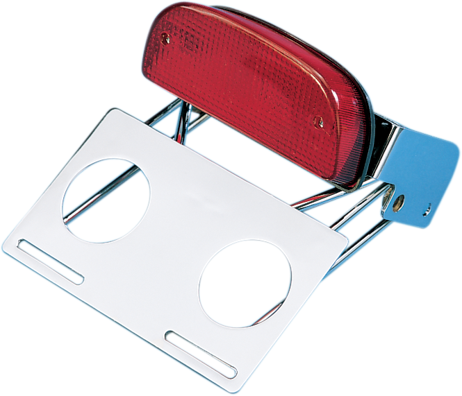 Taillight/Bracket Assembly - Chrome - Lutzka's Garage