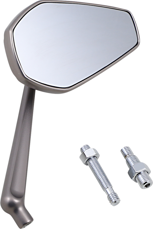 Mini Stocker Mirror - Titanium - Left - Lutzka's Garage