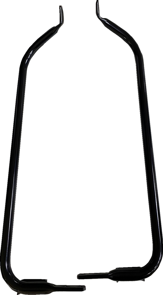 Saddlebag Support Brackets - Black - FL 04-08 - Lutzka's Garage