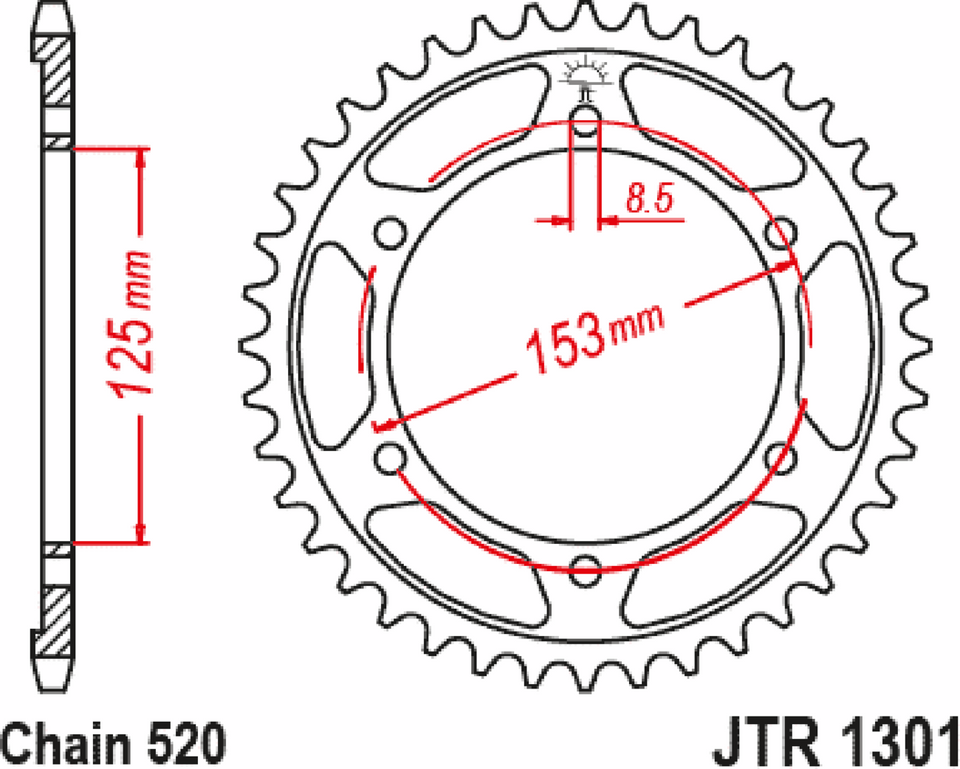 Rear Sprocket - 42 Tooth - Honda - Lutzka's Garage