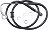Brake Line - FLSTC 15-17  - Black - Lutzka's Garage