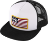 Stars & Bars Hat - White - One Size - Lutzka's Garage