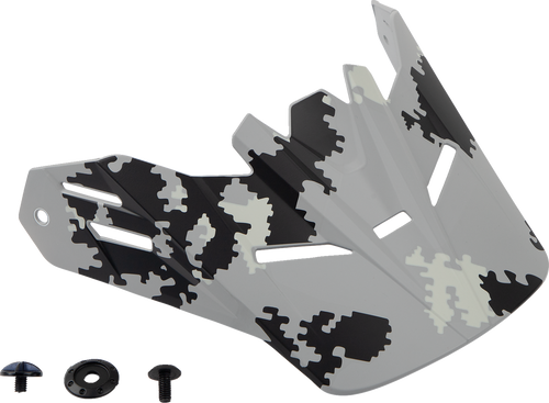 Youth Rise Visor Kit - Digi Camo - Gray - Lutzka's Garage