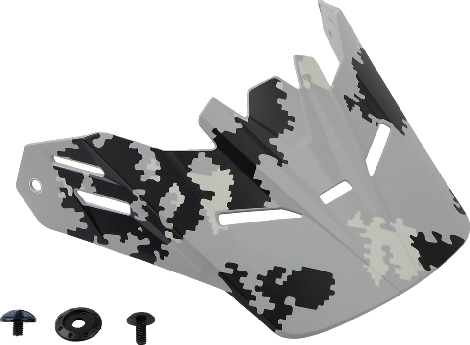 Youth Rise Visor Kit - Digi Camo - Gray - Lutzka's Garage