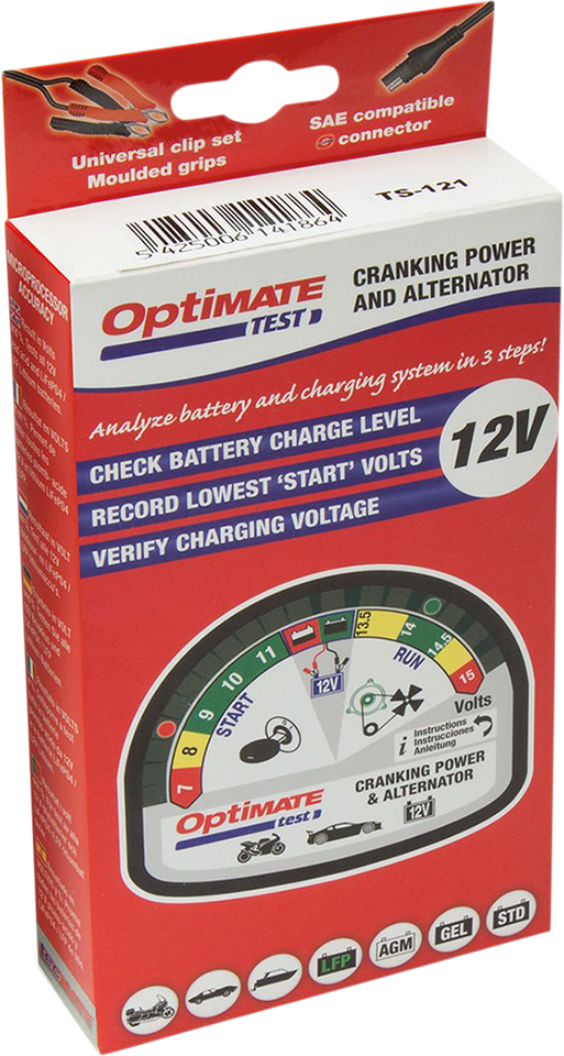 Optimate Battery Cranking & Charging System Tester