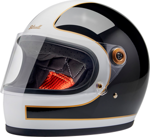 Gringo S Helmet - Gloss White/Black Tracker - XS - Lutzka's Garage