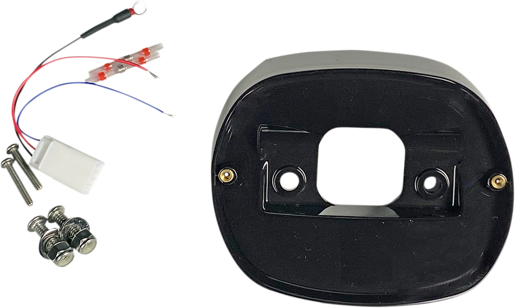 Taillight Baseplate - Black - Lutzka's Garage