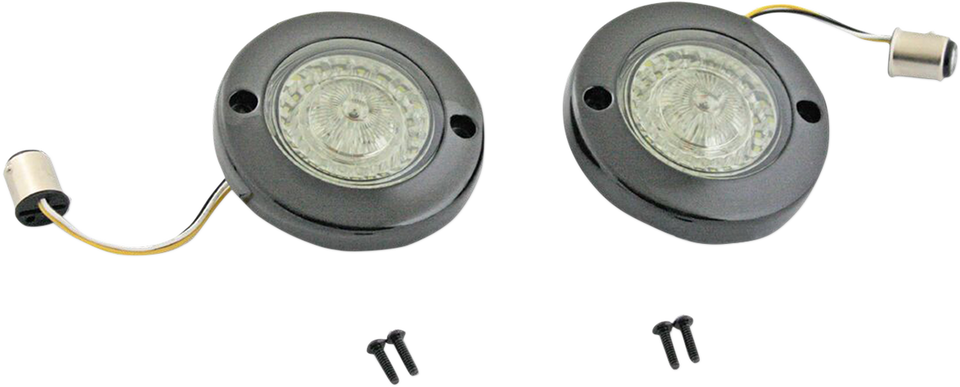 ProBEAM® Dynamic Ringz® LED Turn Signal - Black - Amber/White - Lutzka's Garage