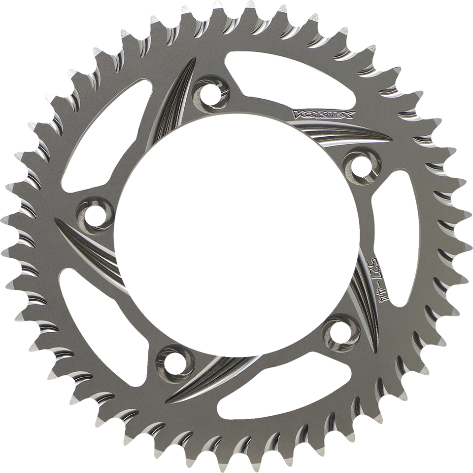 Aluminum Sprocket - Silver - Rear - 44 Tooth - Lutzka's Garage