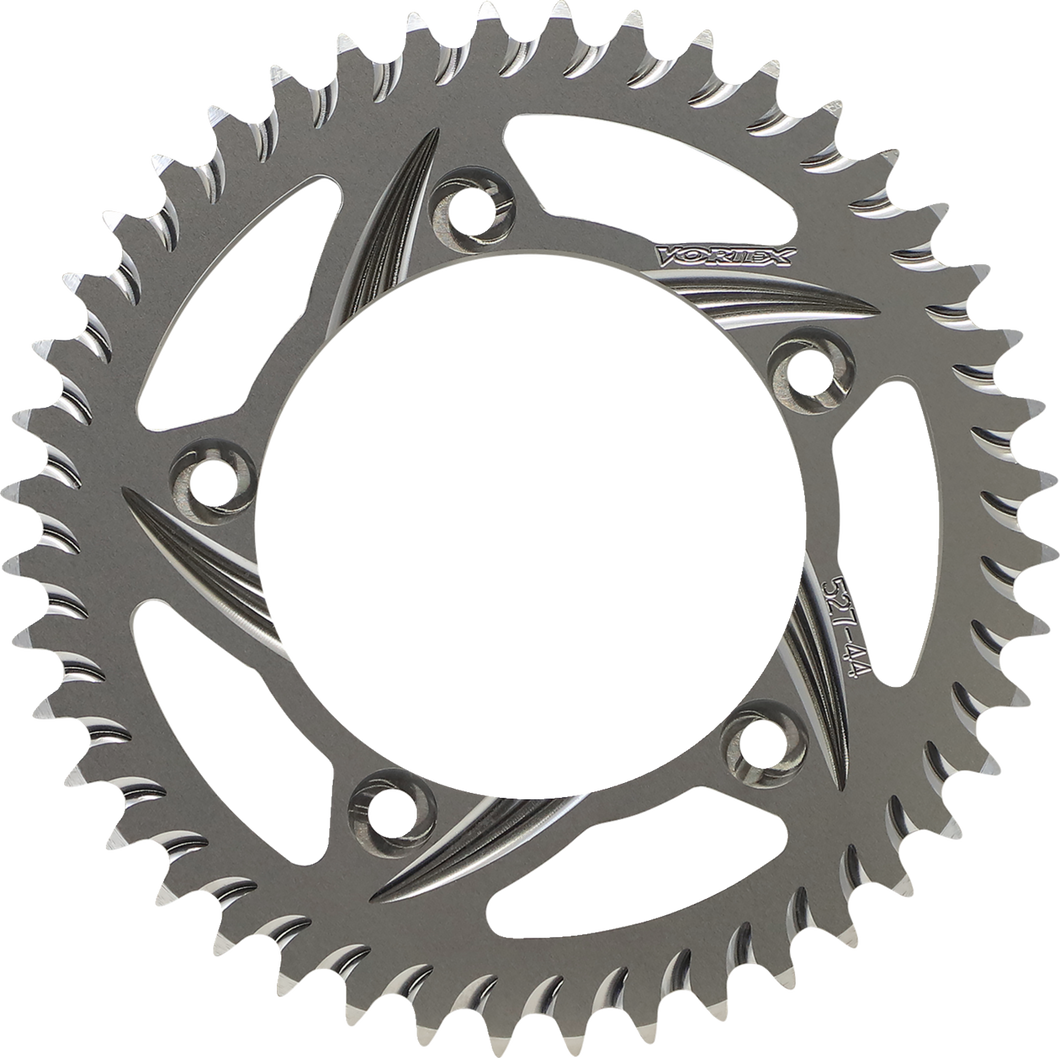 Aluminum Sprocket - Silver - Rear - 44 Tooth - Lutzka's Garage