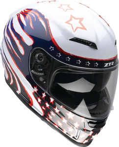 Jackal Helmet - Patriot - Red/White/Blue - Medium - Lutzka's Garage