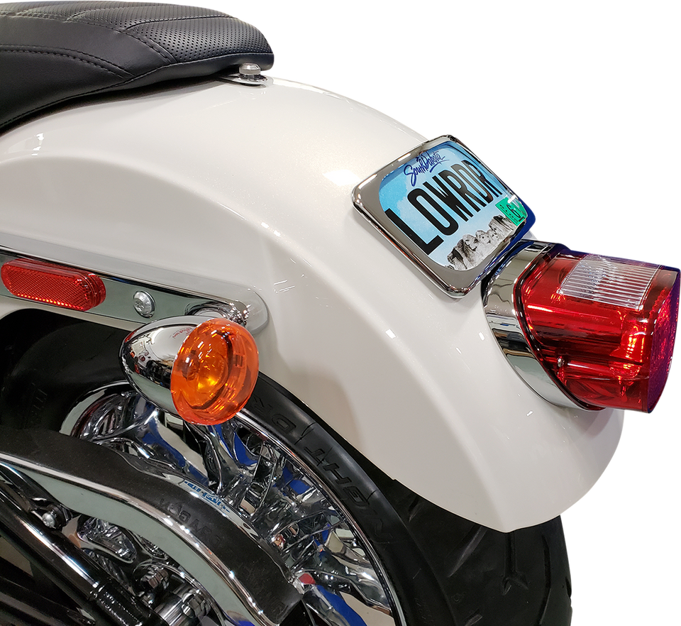 License Plate Mount - Large Radius