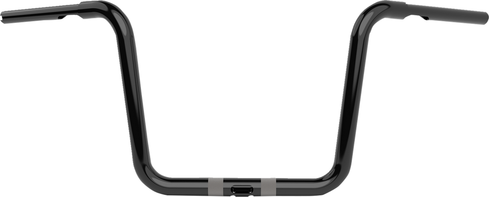 Handlebar - Twin Round - 12" - Black - Lutzka's Garage