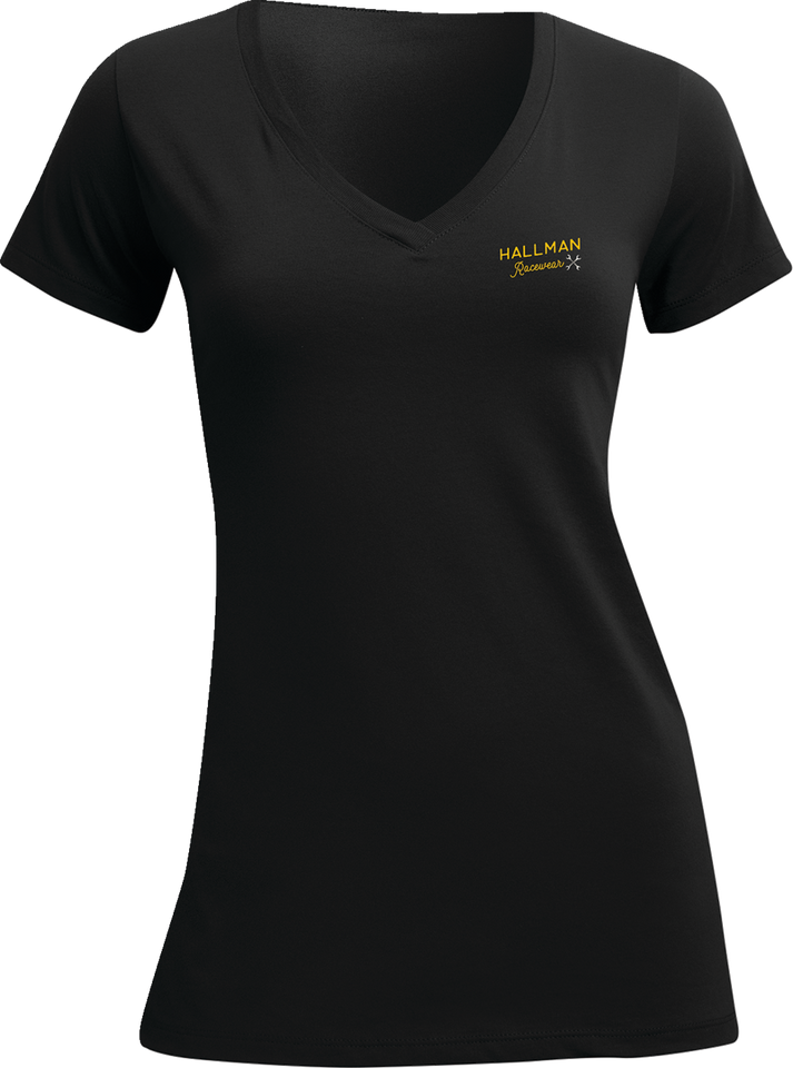 Womens Hallman Garage T-Shirt - Black - Small - Lutzka's Garage