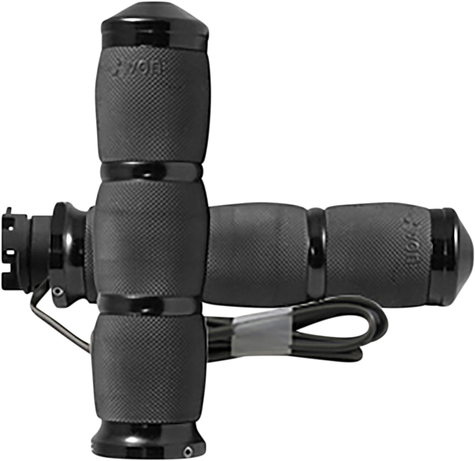 Grips - Heated - Air Cushion - Indian - Black - Lutzka's Garage