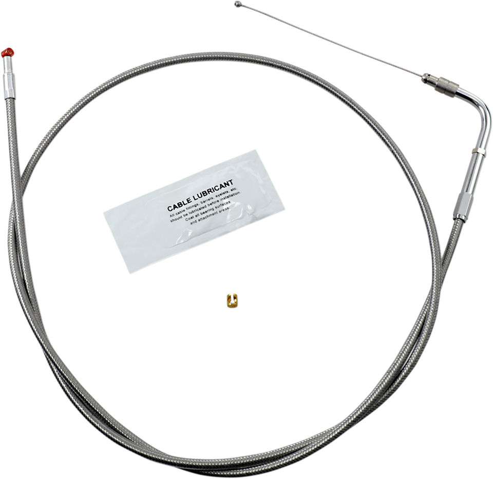Throttle Cable - +10" - Stainless Steel - Lutzka's Garage