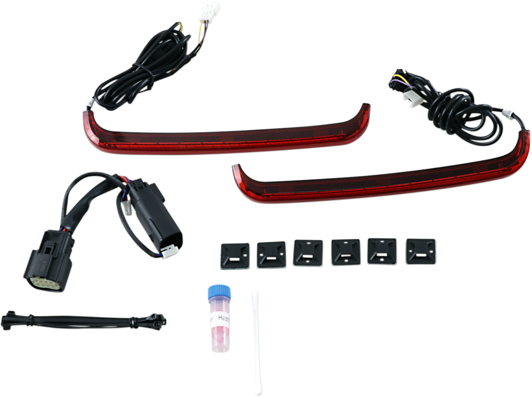 Saddlebag Lights - 09-13 Red Lens