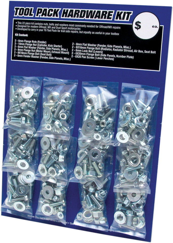 Hardware Kit Zinc 12-Pack