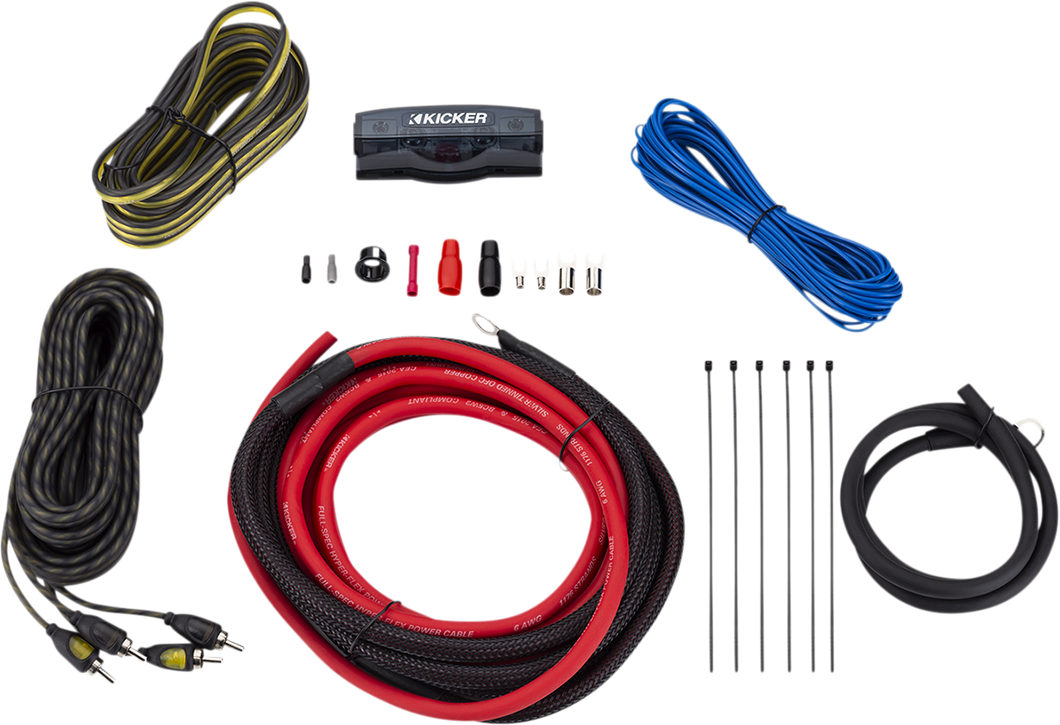 Amp Install Kit - 6 Gauge