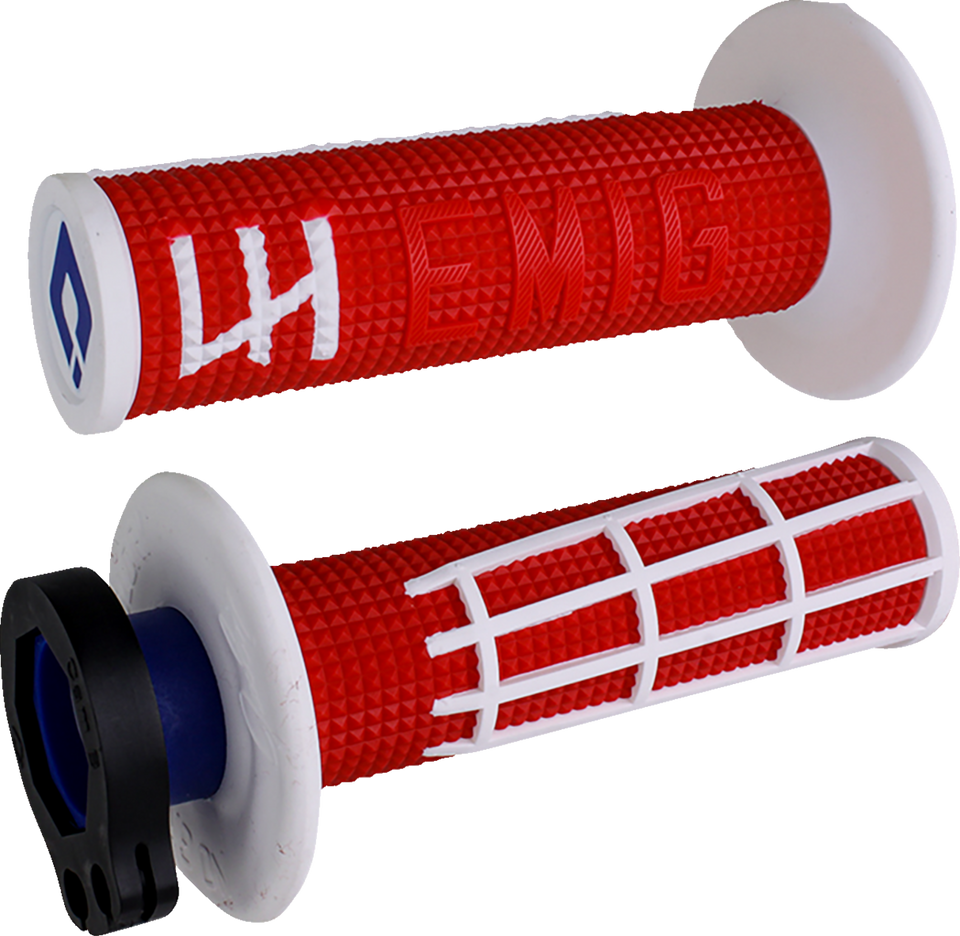 Grips - Emig 2.0 - Red/White - Lutzka's Garage