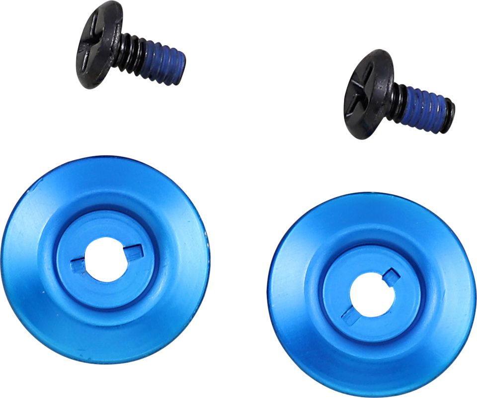 Gen 2 Hardware Kit - Black Screw - Blue Baseplate - Lutzka's Garage