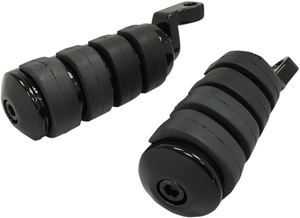 Soft-Ride Black Foot Pegs - XL - Lutzka's Garage