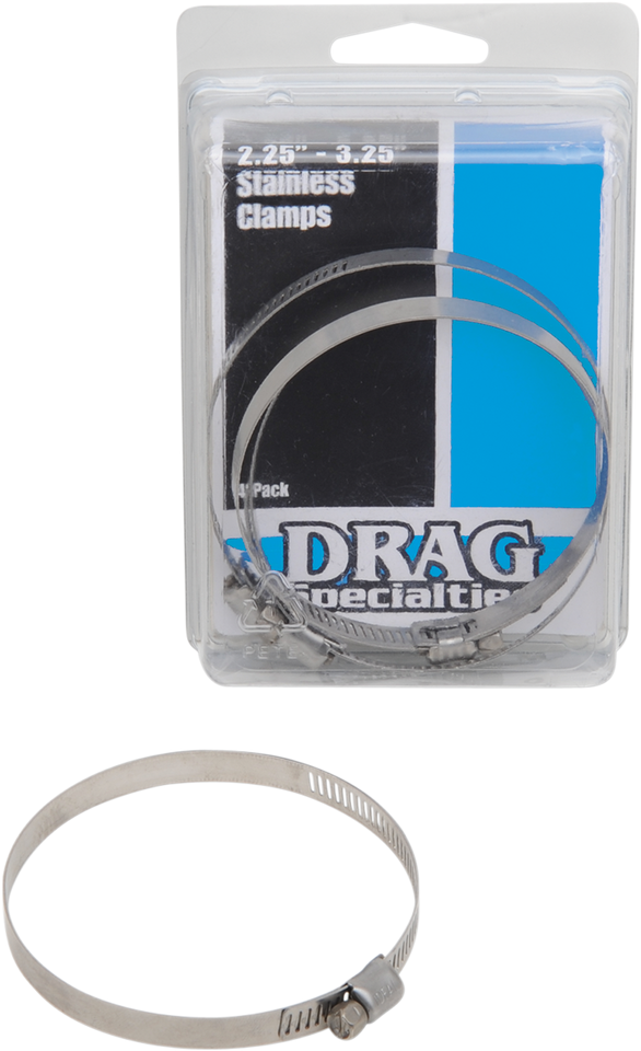 Clamps - Stainless Steel - 2.25"-3.25" - Lutzka's Garage