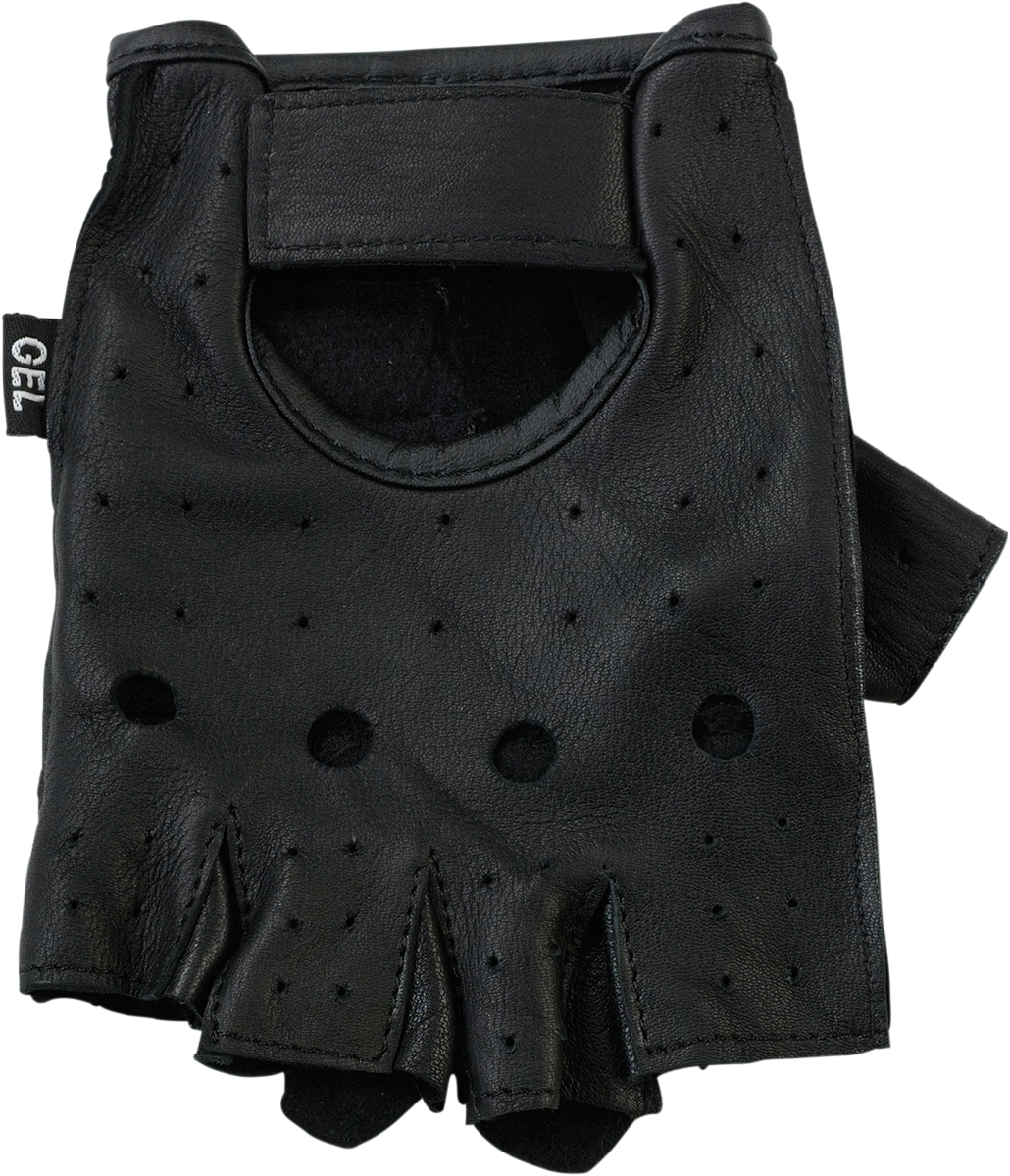 243 Half Gloves - Black - Small - Lutzka's Garage