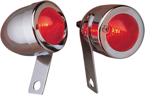 Bullet Light with Mount - Left - Chrome - Lutzka's Garage
