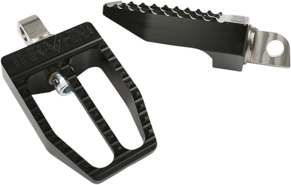 Militant Footpegs - Black - Dyna - Lutzka's Garage