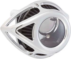 Clear Tear Air Cleaner - Chrome - Twin Cam - Lutzka's Garage