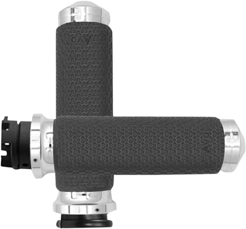 Grips - Memory Foam - Medium - Scout - Chrome - Lutzka's Garage