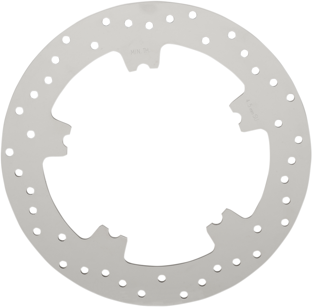 Drilled Brake Rotor - Front - 11.8