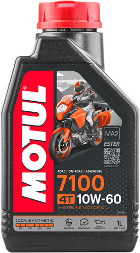 7100 4T Synthetic Oil - 10W-60 - 1 L - Lutzka's Garage